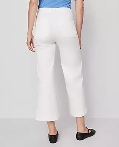 Ann Taylor Weekend Collection Sateen Patch Pocket Pant
