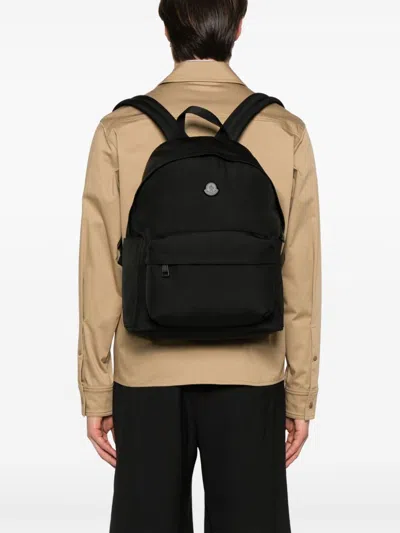 Moncler Pierrick Backpack Front Zip-fastening Pocket