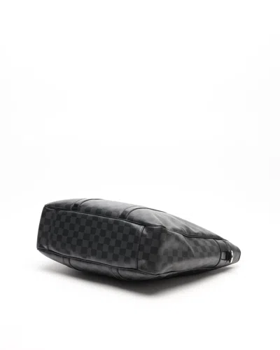Pre-owned Louis Vuitton Damier Graphite Tadao Mm Bag
