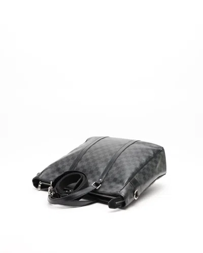 Pre-owned Louis Vuitton Damier Graphite Tadao Mm Bag