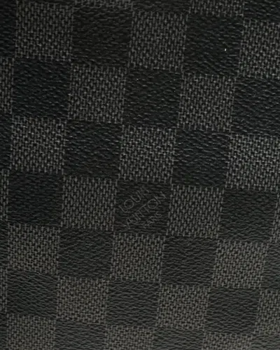 Pre-owned Louis Vuitton Damier Graphite Tadao Mm Bag
