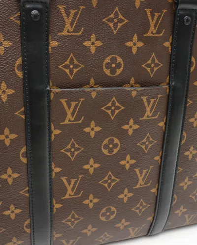 Pre-owned Louis Vuitton Monogram Macassar Weekend Pm Tote Bag