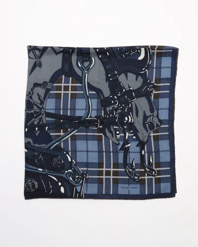 Pre-owned Hermes Hermès 100 Cashmere Silk Scarf