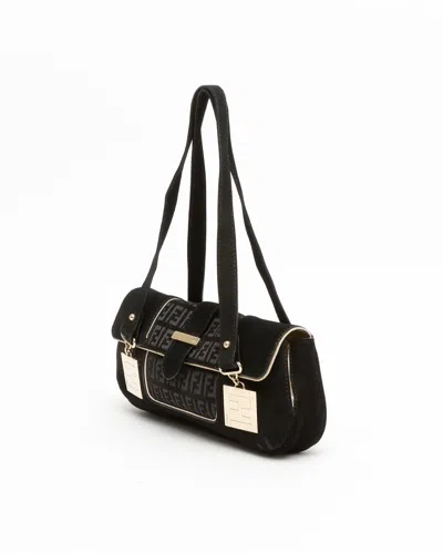 Fendi Suede Zucchino Bag