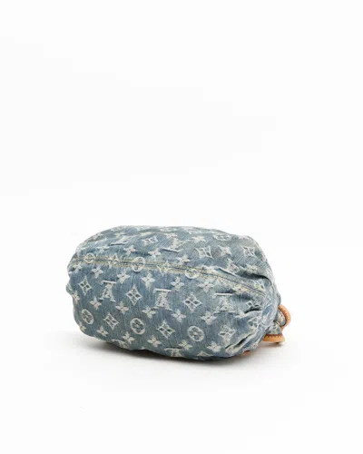 Pre-owned Louis Vuitton Monogram Denim Pleaty Handbag