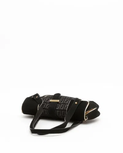 Fendi Suede Zucchino Bag