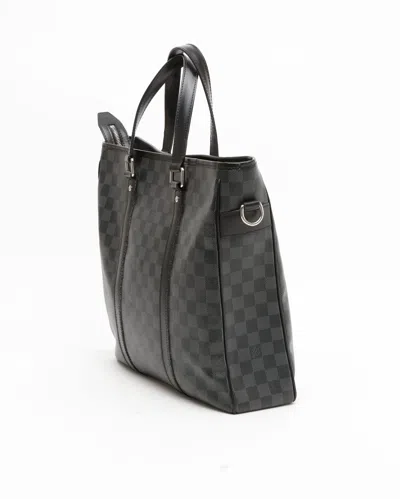 Pre-owned Louis Vuitton Damier Graphite Tadao Pm Bag
