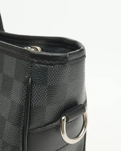 Pre-owned Louis Vuitton Damier Graphite Tadao Pm Bag