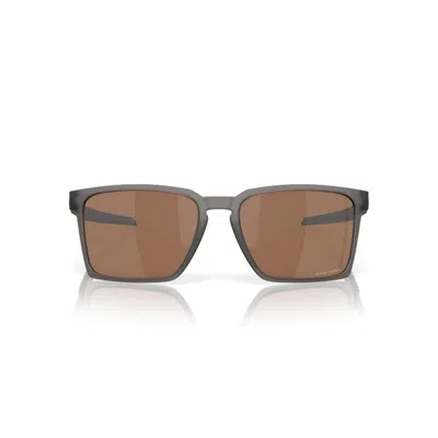 Oakley Exchange Sun 56mm Polarized Rectangular Sunglasses In Gray