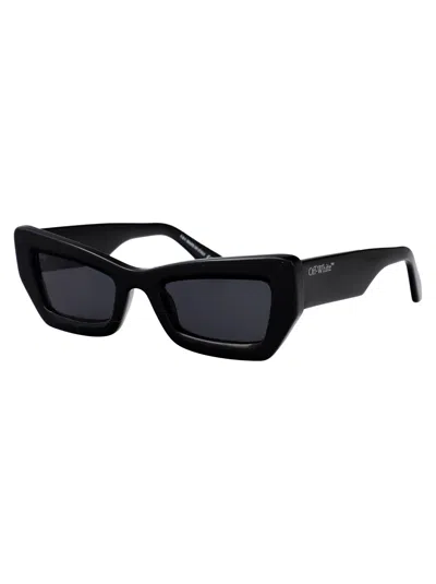 Off-white Black Dark Grey Acetate Sunglasses