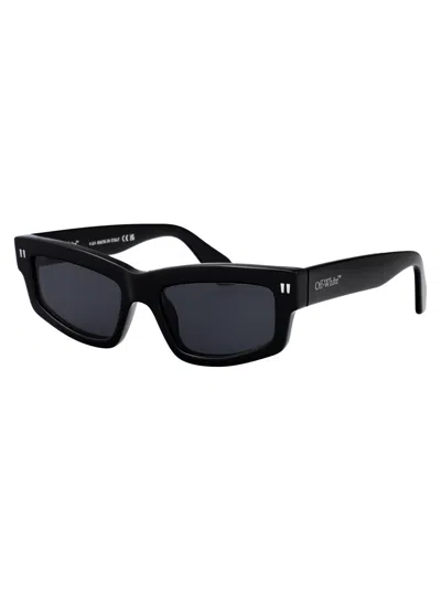 Off-white Black Dark Grey Acetate Sunglasses