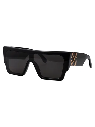 Off-white Black Dark Grey Acetate Sunglasses