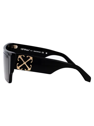 Off-white Black Dark Grey Acetate Sunglasses