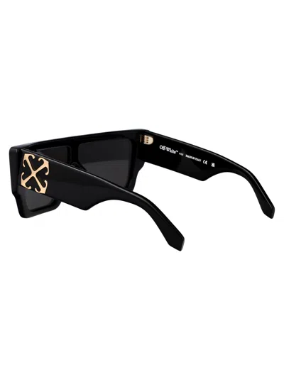 Off-white Black Dark Grey Acetate Sunglasses