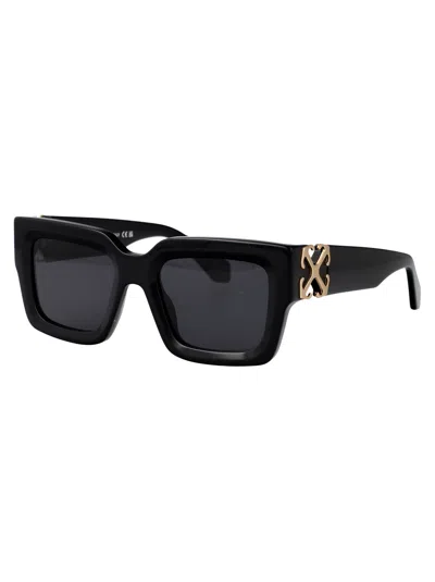 Off-white Black Dark Grey Acetate Sunglasses