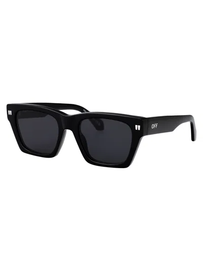 Off-white Black Dark Grey Acetate Sunglasses