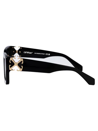 Off-white Black Dark Grey Acetate Sunglasses