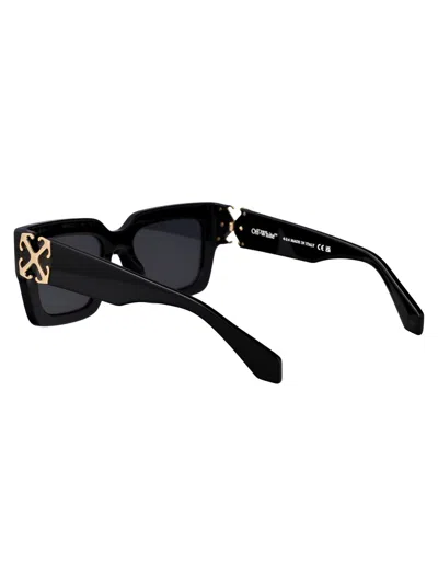 Off-white Black Dark Grey Acetate Sunglasses