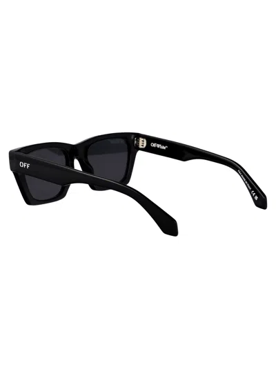 Off-white Black Dark Grey Acetate Sunglasses