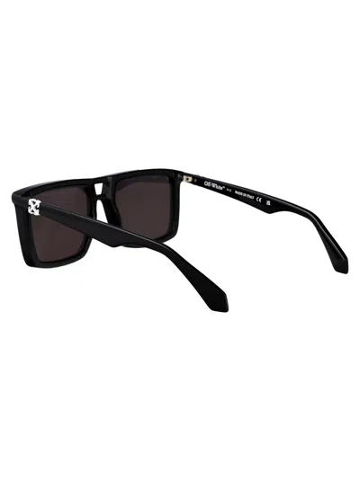 Off-white Black Dark Grey Acetate Sunglasses