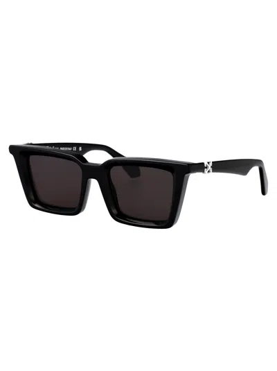 Off-white Black Dark Grey Acetate Sunglasses