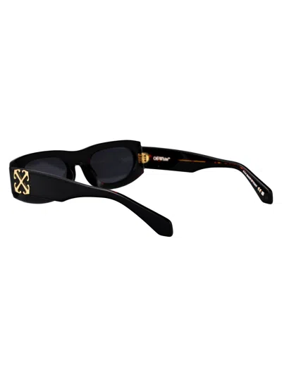 Off-white Black Dark Grey Acetate Sunglasses