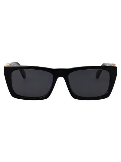 Off-white Black Dark Grey Acetate Sunglasses