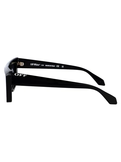 Off-white Black Dark Grey Acetate Sunglasses