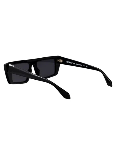 Off-white Black Dark Grey Acetate Sunglasses