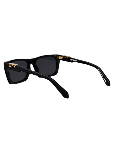 Off-white Black Dark Grey Acetate Sunglasses