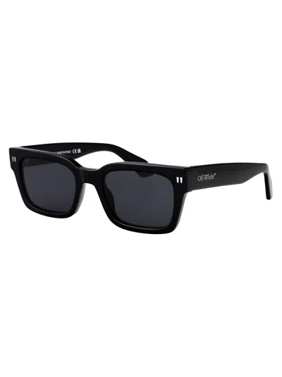 Off-white Black Dark Grey Acetate Sunglasses