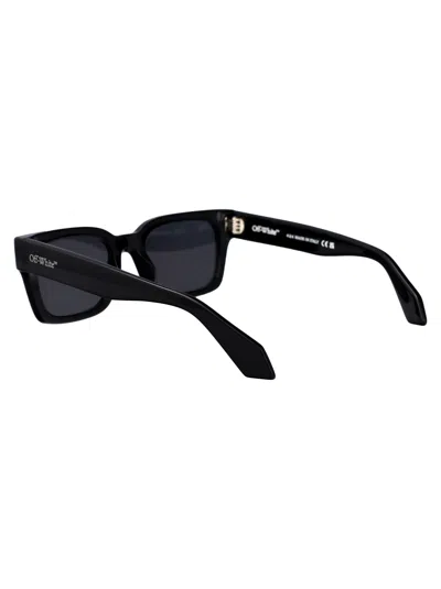 Off-white Black Dark Grey Acetate Sunglasses