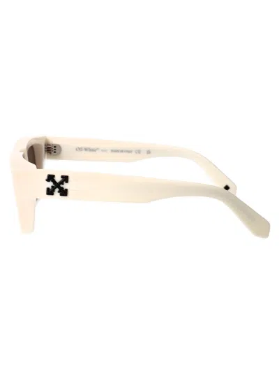 Off-white White Dark Grey Acetate Sunglasses