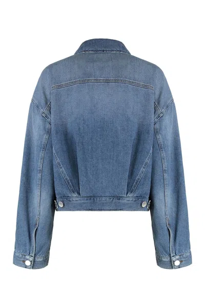 Pinko Distressed Denim Jacket