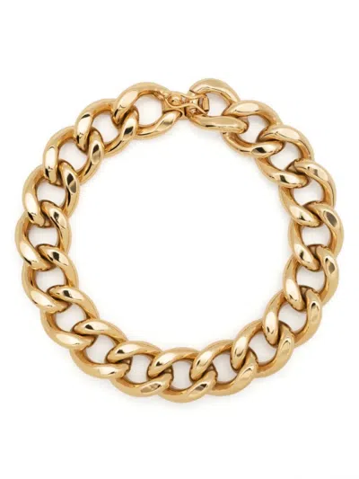 Isabel Marant Links Chunky Chain Collar Necklace In Gold