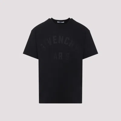 Givenchy Men Cotton T-shirt In Black
