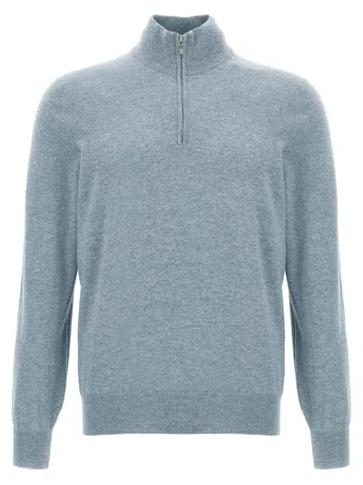 Brunello Cucinelli Cashmere Sweater In Blue