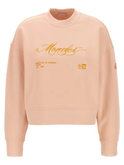 Moncler Crew Neck Embroidered Sweatshirt