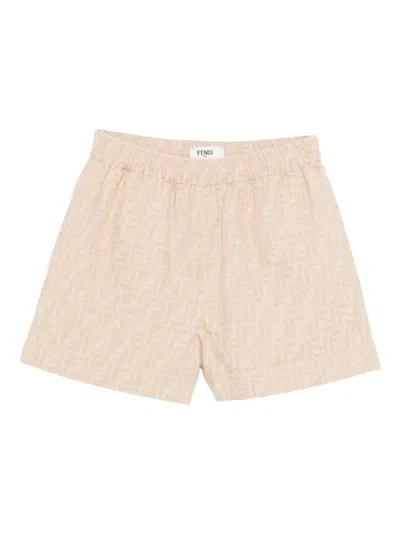 Fendi Ff Chambray Shorts