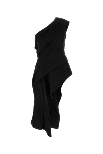 Bottega Veneta Draped Asymmetric Crepe One-shoulder Top