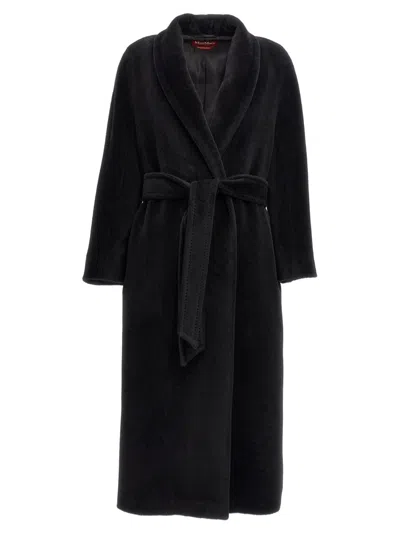 Max Mara Usa Coats And Trench Coats Black In Black
