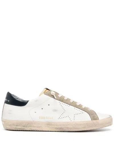 Golden Goose "super Star" Leather Upper Foam Tongue Skate Star Shiny Leather Heel Sneakers Shoes