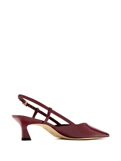 Stuart Weitzman Patent Leather Vinnie Slingback Pumps 50