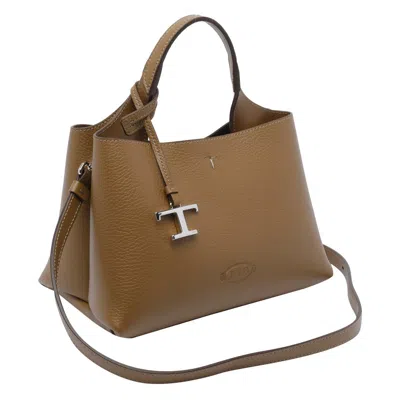 Tod's Micro Handbag With Textured Finish And Adjustable Strap