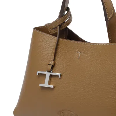 Tod's Micro Handbag With Textured Finish And Adjustable Strap