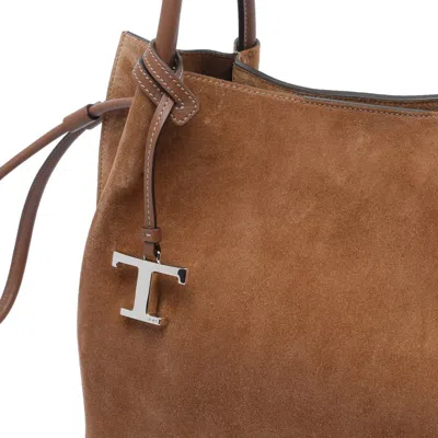 Tod's Medium Suede Bucket Bag