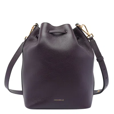 Coccinelle Bucket Bag Drawstring Closure