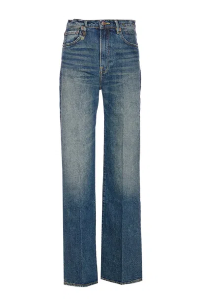 R13 Charlotte Jeans In Blue