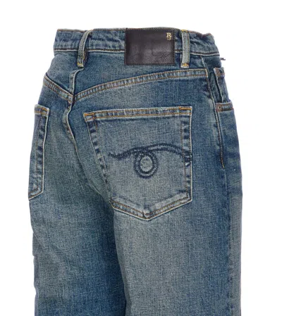 R13 Charlotte Jeans In Blue
