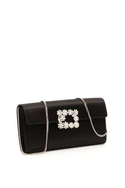 Roger Vivier Buckle Embellished Chain Strap Shoulder Bag
